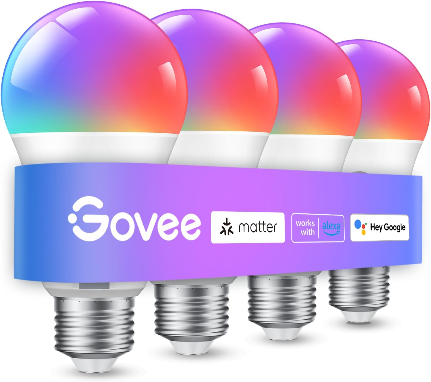 Govee A19 RGBIC Smart Bulbs