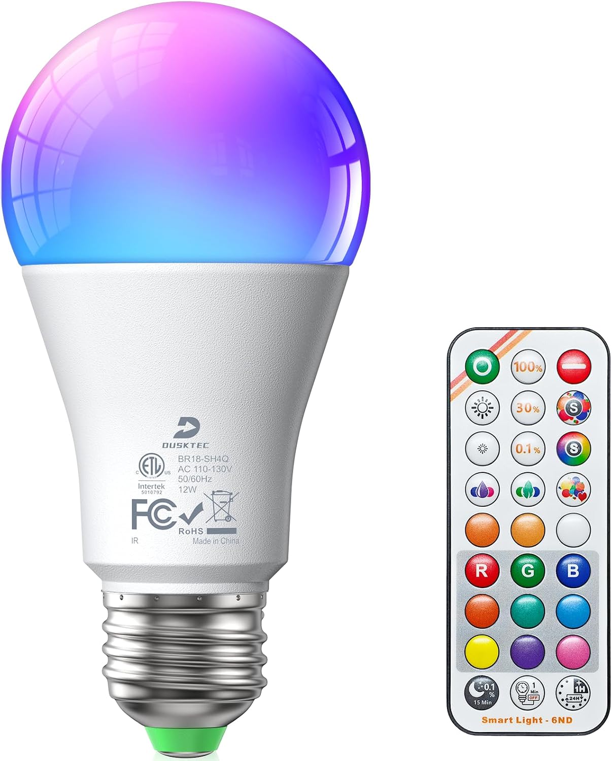 Dusktec BR18-SH4Q Smart LED Bulb