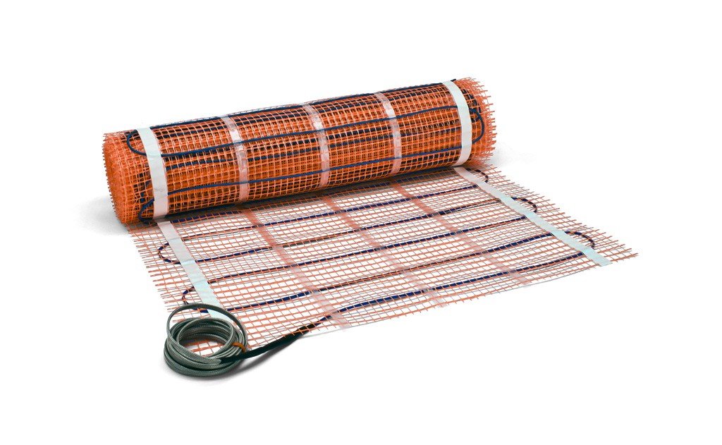 Orange Electric Floor Heating Mat