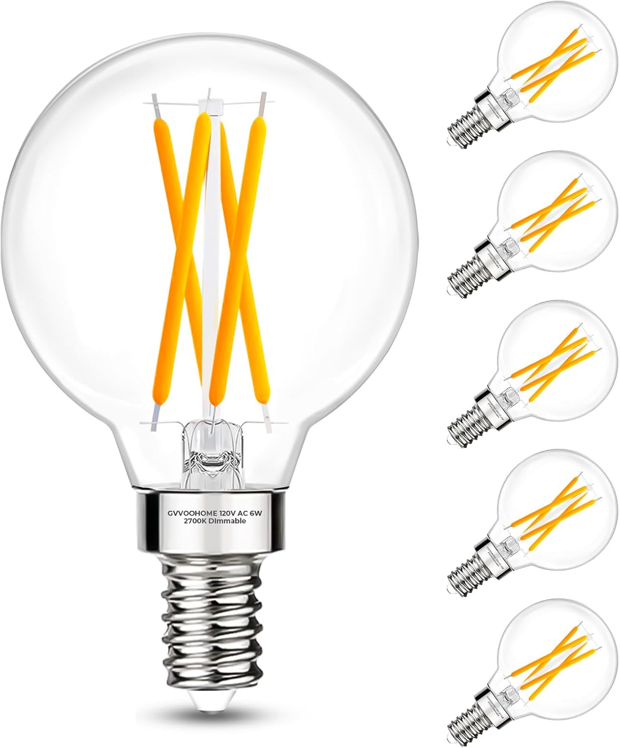GVVOOHOME E12 G14 LED bulbs