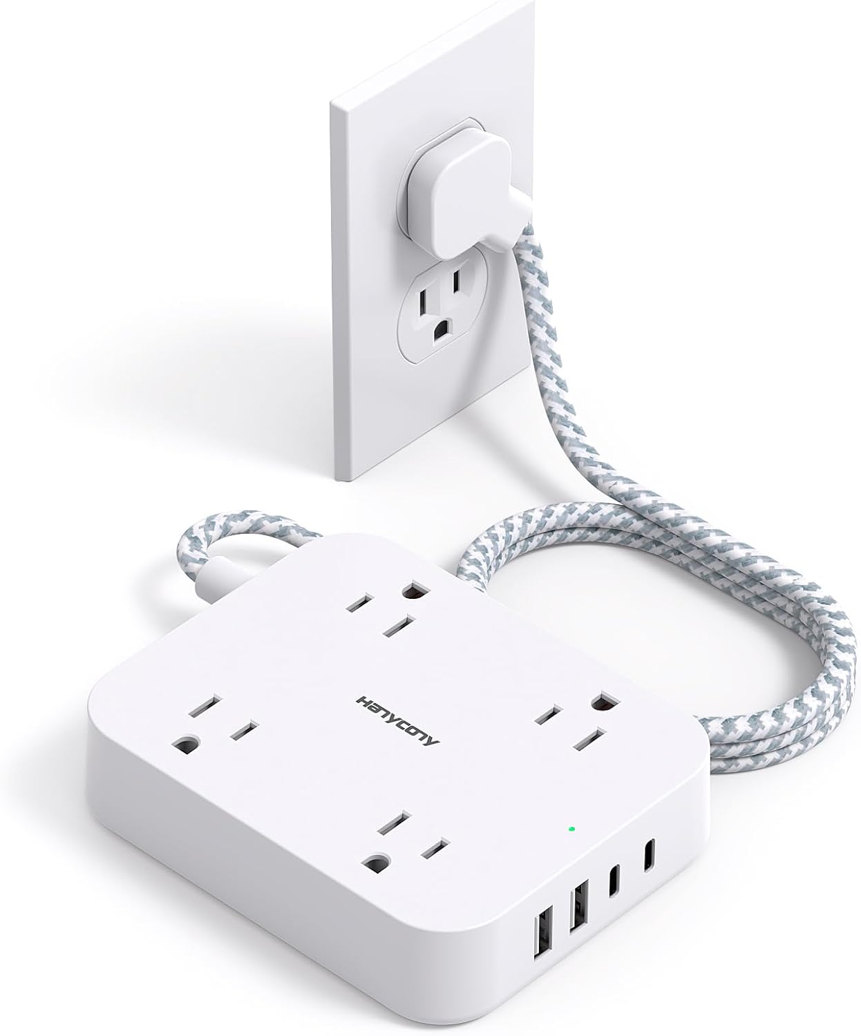 Hanycony White Power Strip