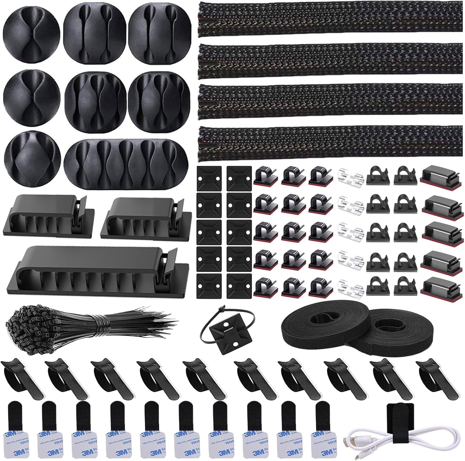 Black Cable Management Kit